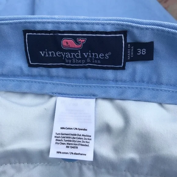 Vineyard Vines Men’s Shorts Carolina Blue size 38 - Picture 2 of 5